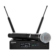 میکروفون بی سیم UHF شور SHURE مدل QLXD24/BETA58 - صوت و موزیک مقدم سبزوار