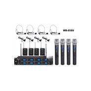 میکروفون بی سیم 8کاناله بیسکو BISCO مدل WR-858U - صوت و موزیک مقدم سبزوار