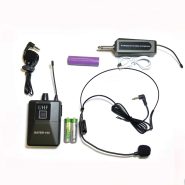 میکروفون یقه ای بی سیم هدست UHF بیر BEYER مدل BAYER-102 - صوت و موزیک مقدم سبزوار