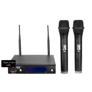 میکروفون بی سیم دو کانال بیر BEYER مدل BS-3000 - صوت و موزیک مقدم سبزوار