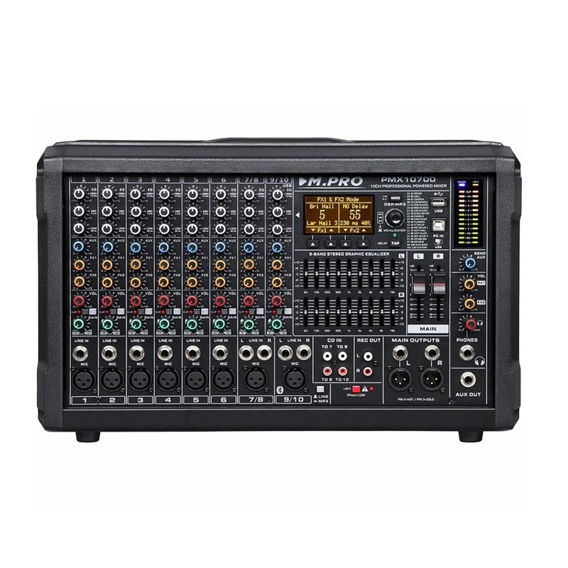پاور میکسر صندوقی ام پرو M.PRO مدل PM10700 - صوت و موزیک مقدم سبزوار