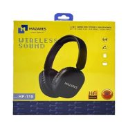 هدفون بلوتوثی بی سیم مازارس MAZARES مدل HP-118 - صوت و موزیک مقدم سبزوار